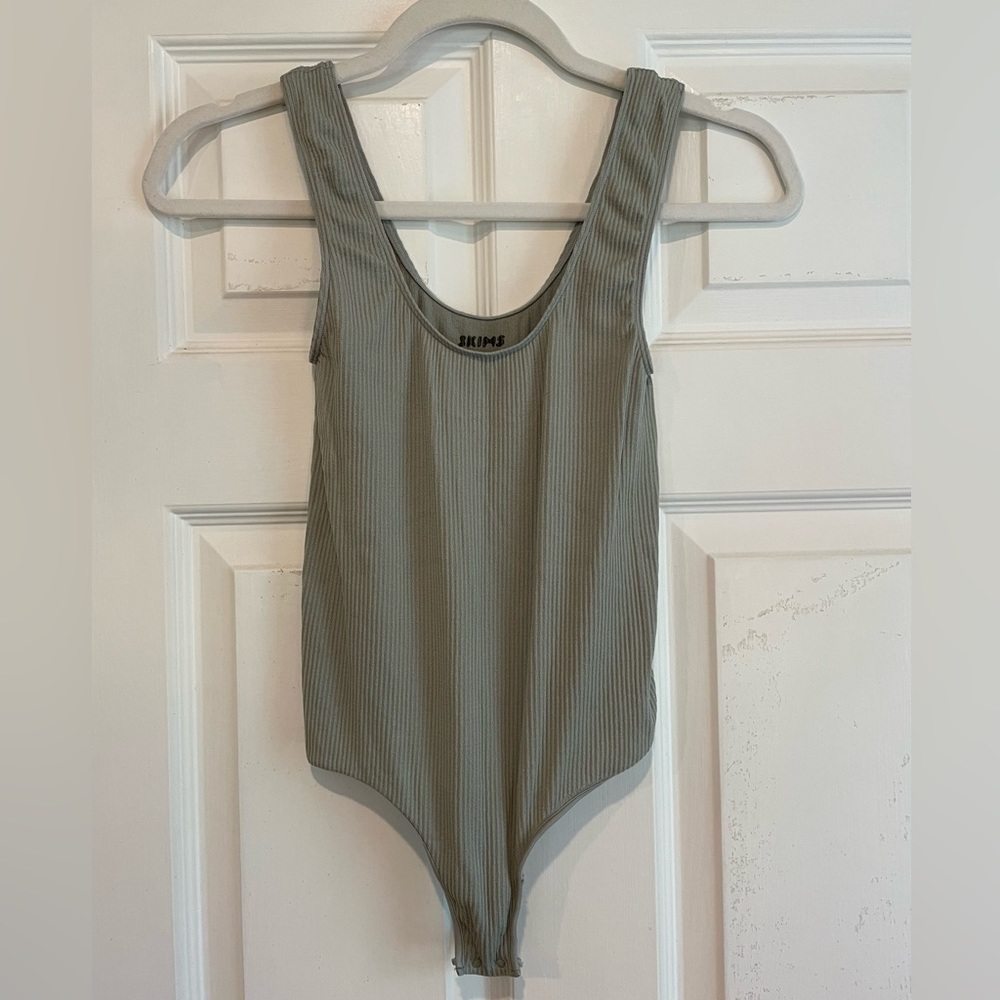 SKIMS Cotton Ribbed Bodysuit